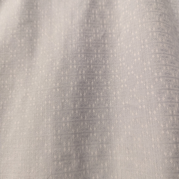 Thomas Dean Light Blue Diamond Pattern Button Front Dress Shirt - Picture 5 of 6